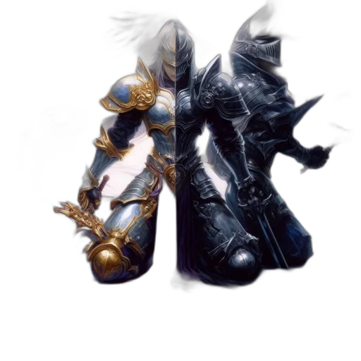 sword, weapon, mask, dragon, concept art, fantasy art, 3d render, pixel art transparent PNG cut-out