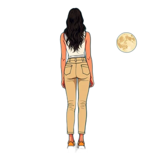 dress, jacket, cartoon, concept art, watercolor, pixel art, outer space, earth tones transparent PNG cut-out