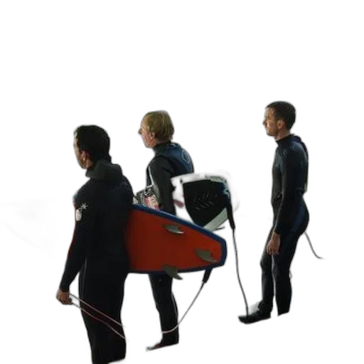 staff, robot, jacket, umbrella, 3d render, concept art, outer space, underwater transparent PNG cut-out