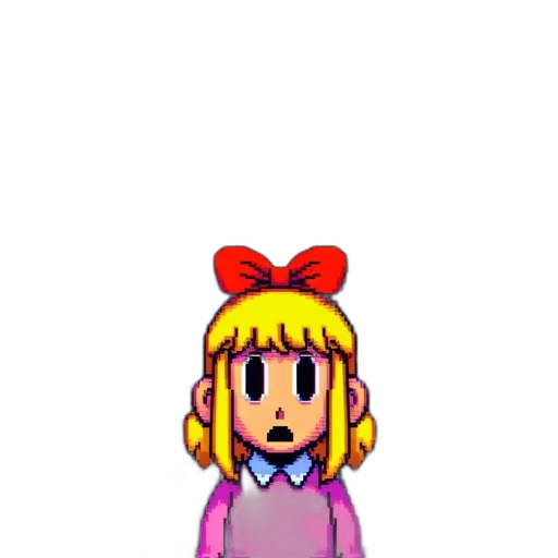dress, staff, hat, creature, pixel art, cartoon, 3d render, concept art transparent PNG cut-out