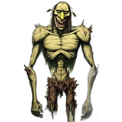creature, animal, staff, mask, concept art, comic book art, fantasy art, pixel art transparent PNG cut-out