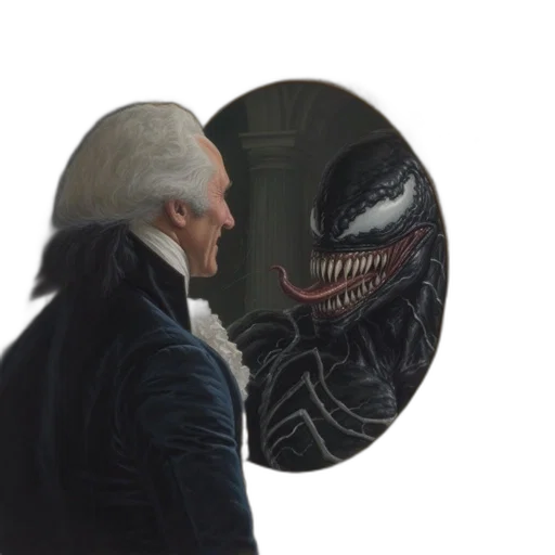 creature, mask, dragon, face, concept art, fantasy art, photorealistic, oil painting transparent PNG cut-out
