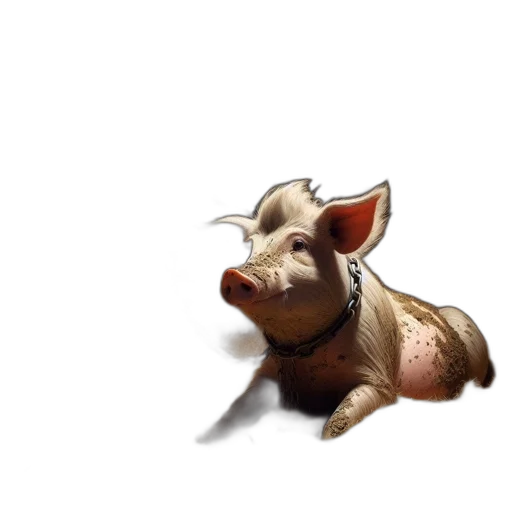 animal, creature, food, face, 3d render, photorealistic, concept art, watercolor transparent PNG cut-out