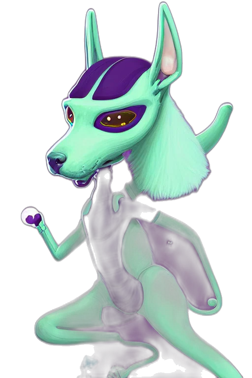 staff, creature, dragon, robot transparent PNG cut-out