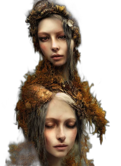 crown, face, hair, mask transparent PNG cut-out