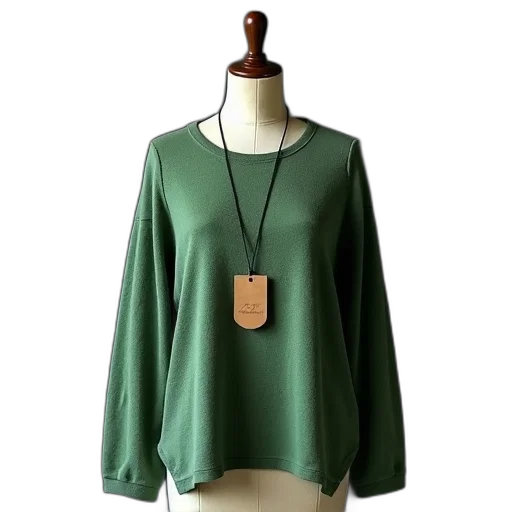 jacket, jewelry, green, earth tones, textured, long-sleeved, shirt, round transparent PNG cut-out