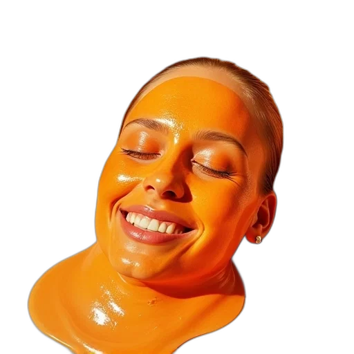 mask, face, creature, crown, 3d render, photorealistic, oil painting, golden transparent PNG cut-out