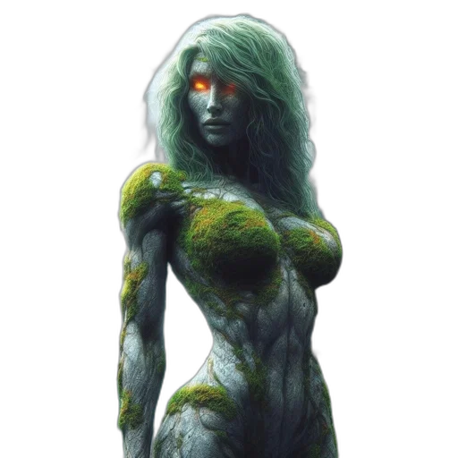 creature, dress, concept art, fantasy art, comic book art, pixel art, green, anthropomorphic transparent PNG cut-out
