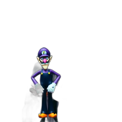 staff, robot, hat, weapon, 3d render, concept art, pixel art, cartoon transparent PNG cut-out