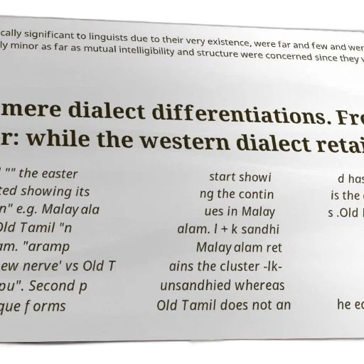 document, discussing, linguistic, differences, between, malay, old, tamil transparent PNG cut-out