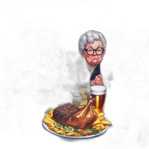 food, concept art, inside, animated, wetherspoons, pub, bustling, atmosphere transparent PNG cut-out