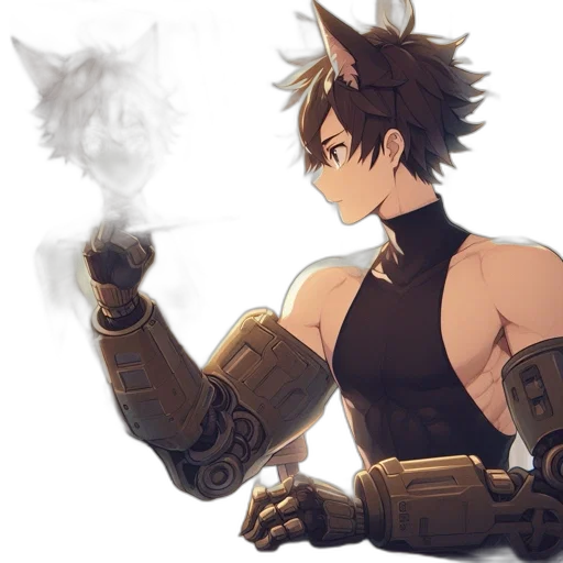 weapon, staff, dragon, mask, concept art, fantasy art, pixel art, anime transparent PNG cut-out