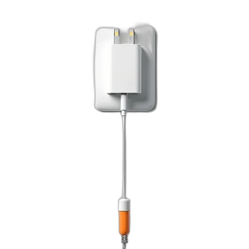 weapon, staff, jewelry, crown, white, charging, cable, plug transparent PNG cut-out