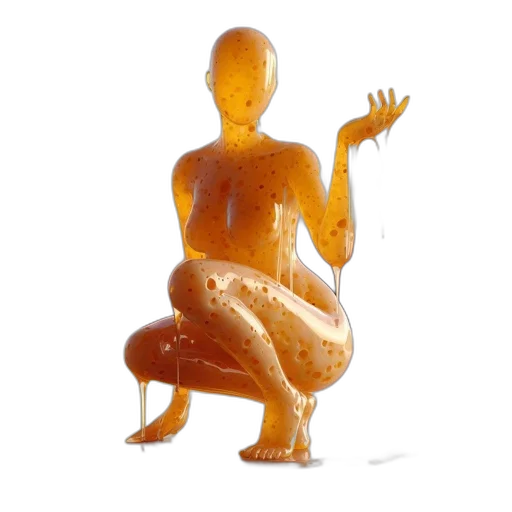 jewelry, furniture, staff, robot, 3d render, concept art, golden, sculpture-like transparent PNG cut-out