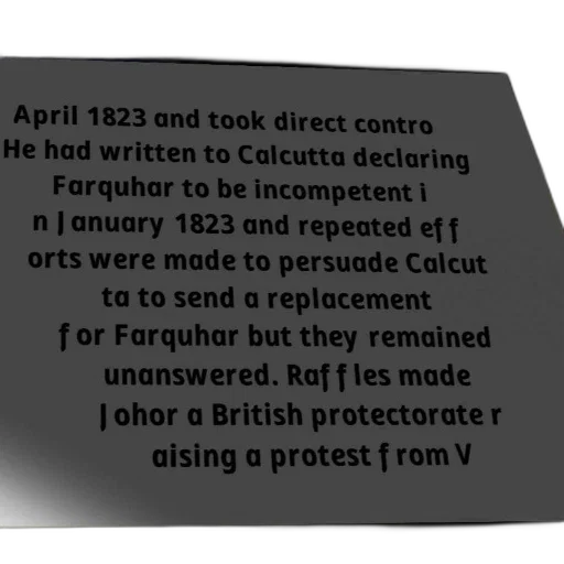 furniture, historical, document, april, 1823, discusses, incompetence, farquhar transparent PNG cut-out