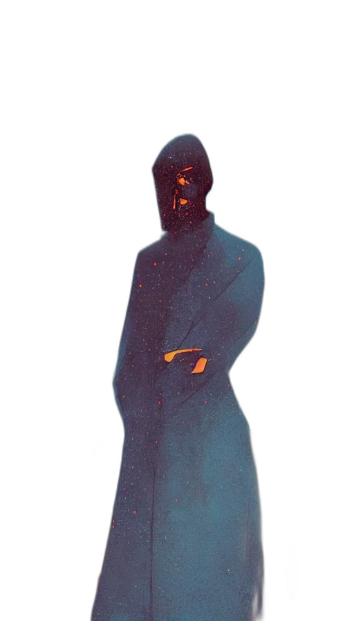 jacket, mask, dress, staff transparent PNG cut-out