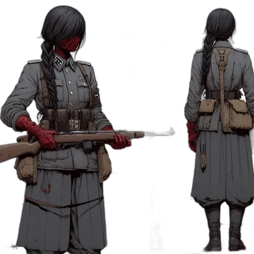 weapon, staff, concept art, 3d render, fantasy art, anime, red, dark transparent PNG cut-out