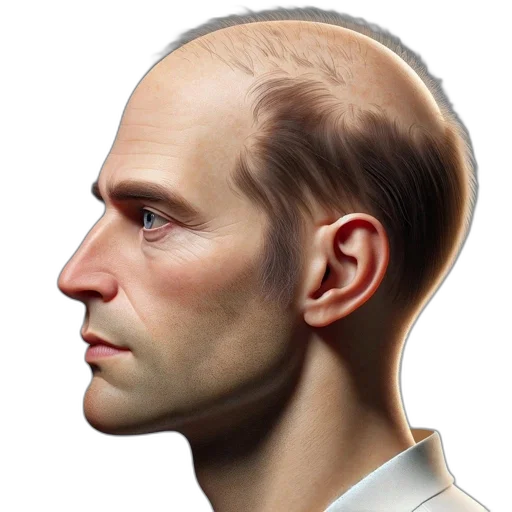 face, hair, crown, hat, photorealistic, concept art, 3d render, cyberpunk transparent PNG cut-out
