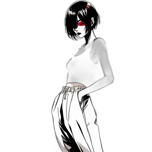 dress, creature, staff, mask, concept art, cartoon, anime, pixel art transparent PNG cut-out