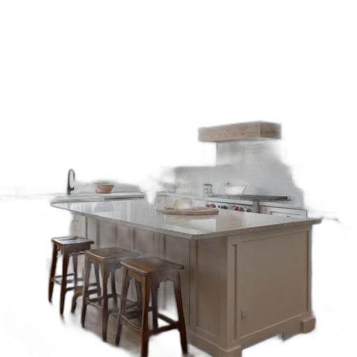 furniture, robot, staff, 3d render, concept art, photorealistic, fog, earth tones transparent PNG cut-out
