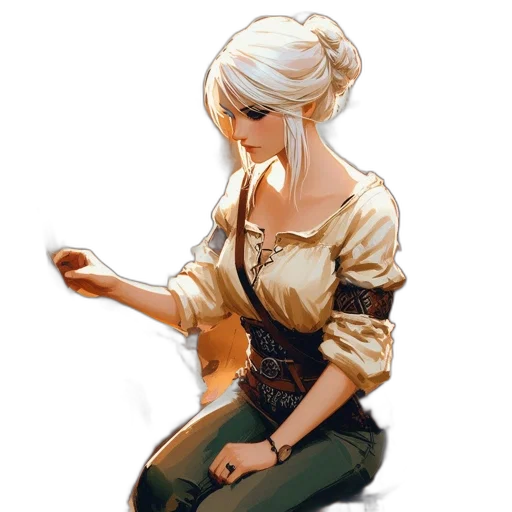 staff, jewelry, dress, jacket, fantasy art, concept art, pixel art, oil painting transparent PNG cut-out