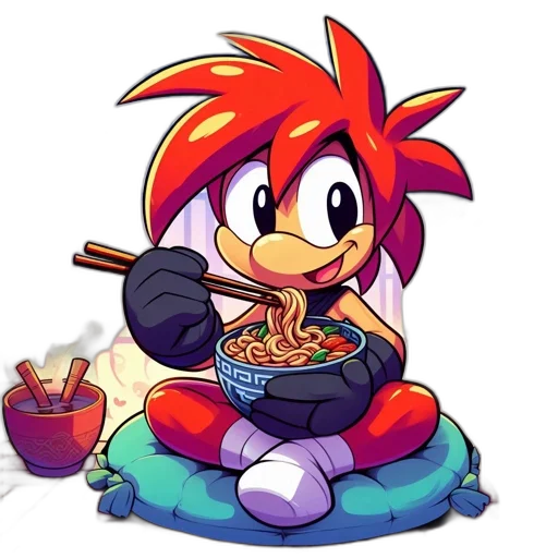food, staff, pixel art, concept art, cartoon, 3d render, animated, character transparent PNG cut-out