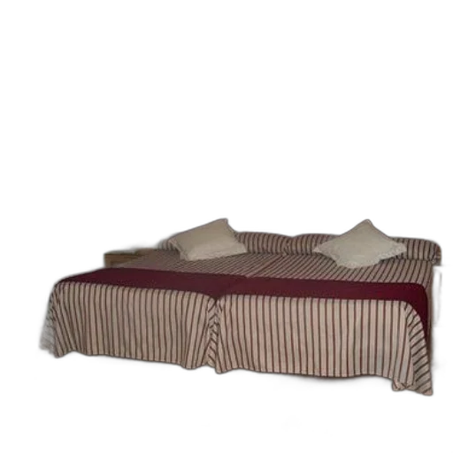 furniture, 3d render, earth tones, hotel, colon, palma, bedroom, two transparent PNG cut-out