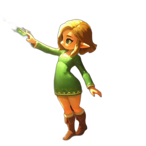 staff, dress, weapon, creature transparent PNG cut-out