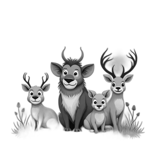 animal, creature, crown, staff transparent PNG cut-out
