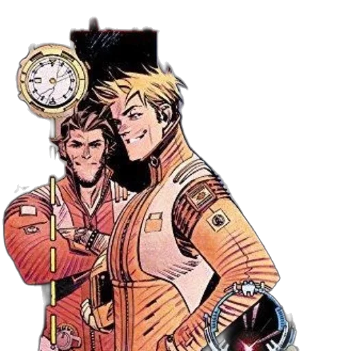 jacket, comic book art, concept art, outer space, chrononauts, comic, book, cover transparent PNG cut-out