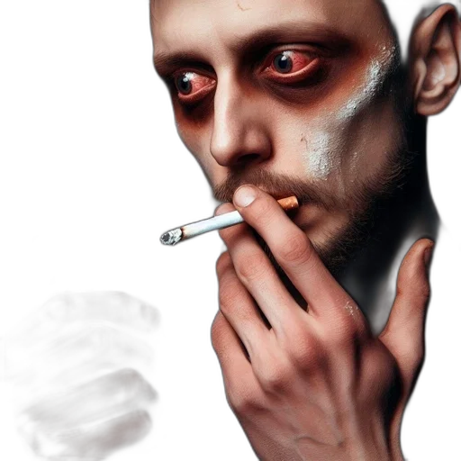 face, mask, concept art, photorealistic, fantasy art, comic book art, fog, individual transparent PNG cut-out