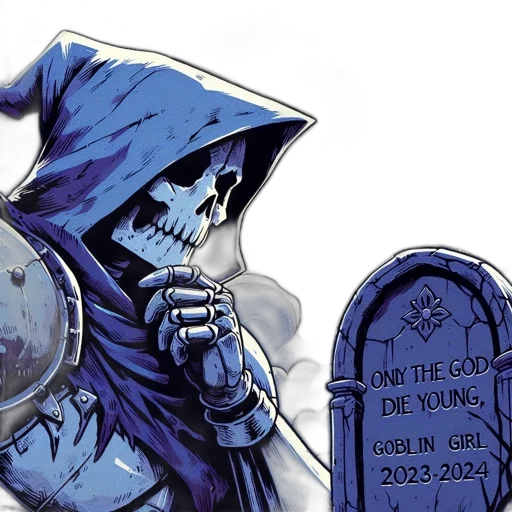 comic book art, concept art, blue, skeletal, figure, donning, hooded, cloak transparent PNG cut-out