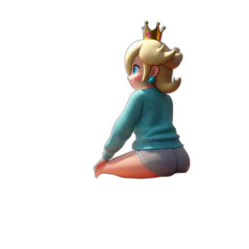 crown, dress, staff, creature, 3d render, concept art, pixel art, fantasy art transparent PNG cut-out