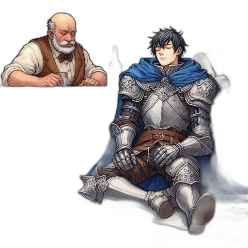 sword, dragon, weapon, fantasy art, concept art, pixel art, watercolor, blue transparent PNG cut-out