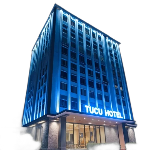building, 3d render, photorealistic, concept art, blue, first, image, shows transparent PNG cut-out