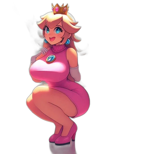 dress, crown, staff, weapon, concept art, 3d render, pixel art, fantasy art transparent PNG cut-out