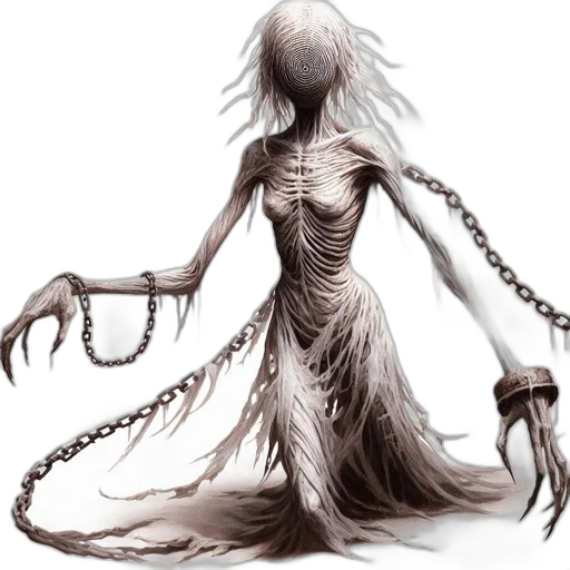 creature, dress, staff, hair, concept art, fantasy art, comic book art, pixel art transparent PNG cut-out