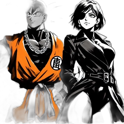 jacket, concept art, comic book art, anime transparent PNG cut-out