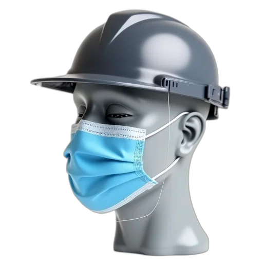 mask, staff, cyberpunk, gray transparent PNG cut-out