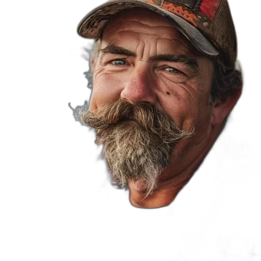 hat, face, mask, hair, photorealistic, oil painting, watercolor, concept art transparent PNG cut-out