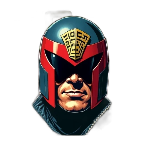 mask, face, robot, comic book art, concept art, 3d render, photorealistic, comic transparent PNG cut-out