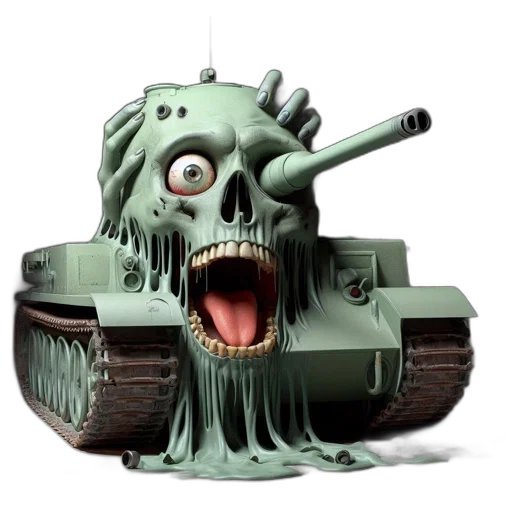 weapon, robot, concept art, 3d render, photorealistic, comic book art, unsettling, scene transparent PNG cut-out