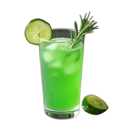 food, bottle, staff, weapon, 3d render, photorealistic, green, neon transparent PNG cut-out