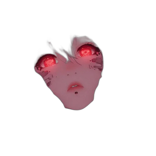 mask, face, creature, crown, 3d render, concept art, photorealistic, anime transparent PNG cut-out