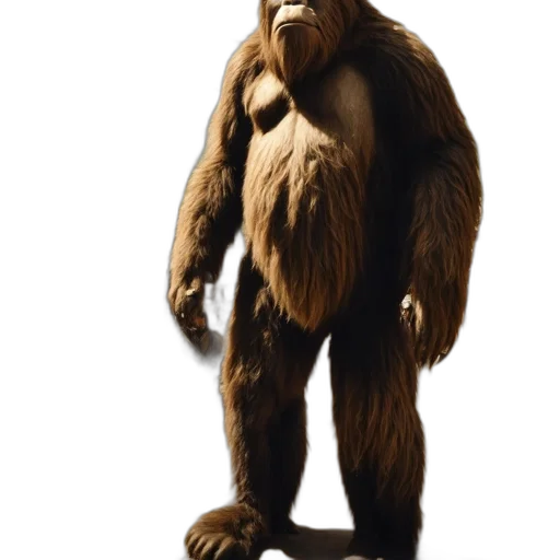animal, creature, staff, concept art, 3d render, photorealistic, large, brown transparent PNG cut-out