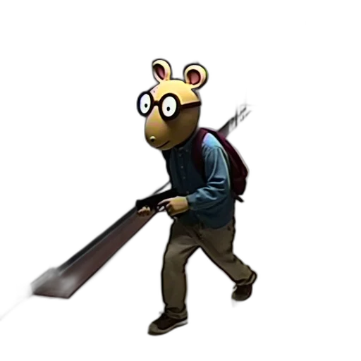 staff, weapon, animal, creature, concept art, pixel art, 3d render, fantasy art transparent PNG cut-out