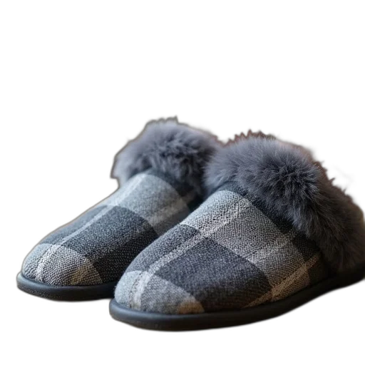 shoes, hat, gray, plaid transparent PNG cut-out