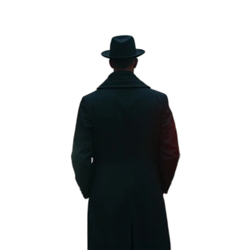 hat, jacket, staff, mask transparent PNG cut-out