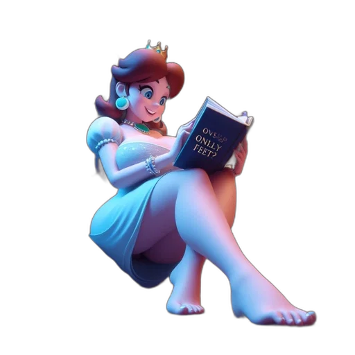 crown, staff, dress, robot, concept art, 3d render, vaporwave, fantasy art transparent PNG cut-out