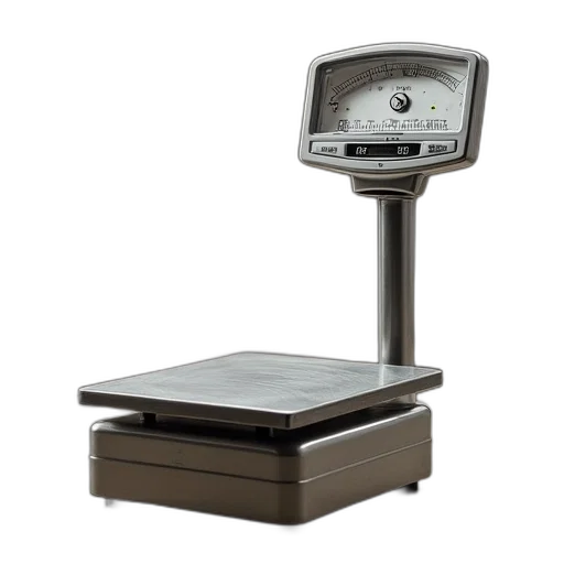 robot, bench, scale, weighing transparent PNG cut-out